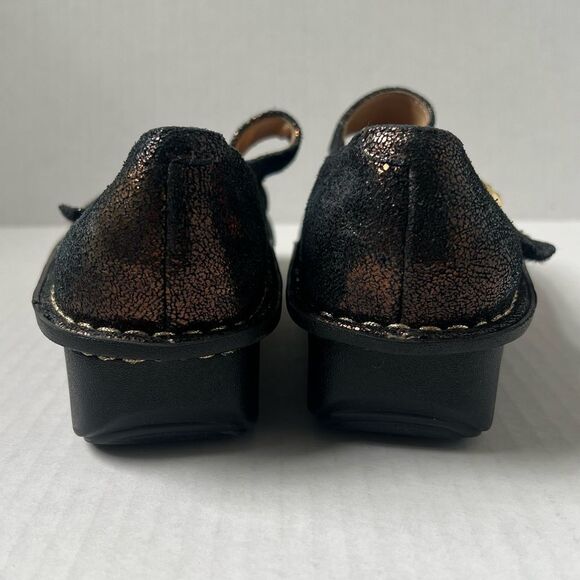 Alegria Paloma Soft Metallic Mary Janes Gold 38/US 8-8.5 - Picture 3 of 6